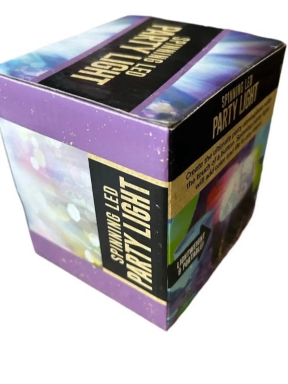 Spinning Party Light, Night Light, Rotating Projector Lightweight Portable Dorm